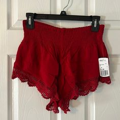 Brand New With Tags. 100% Rayon. Stretchy Waistband. Forever 21 Red Summer Bottoms, Red Forever 21 Bottoms For Summer, Red Forever 21 Summer Bottoms, Forever 21 Beach Shorts, Forever 21 Vacation Shorts, Forever 21 Summer Bottoms With Elastic Waistband, Forever 21 Shorts With Elastic Waistband, Forever 21 Bottoms With Elastic Waistband, Short Length, Forever 21 High-waisted Beach Shorts