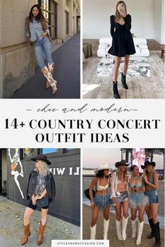 Country Concert Outfit Summer White Boots, Styling Short Cowboy Boots Women, Rodeo Outfits For Women 2023, Outfits With Cowboy Boots For Women Concert, Stagecoach Outfits Women, Country Concert Outfit Ideas 2023, Cute Outfit With Cowgirl Boots, Outfits With Short Cowgirl Boots, Womens Outfits With Cowboy Boots