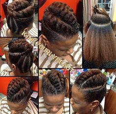 10 of the Most Stunning Natural Hair Pictorials | Black Girl with Long Hair Rope Twist Styles, Jumbo Rope Twist, Goddess Braids Updo, Braids Updo, Twist Updo, Flat Twist Updo, Twisted Updo