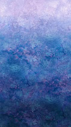 an abstract painting with blue and purple colors