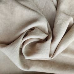 a close up view of a plain white fabric