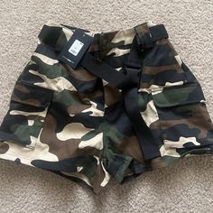 Reposhing This Item I Purchased From @Moovgie. Loved It, But Ready To Rotate For Something New. Questions? Leave A Comment Below! Trendy Camouflage Shorts With Pockets, Business Shorts, Fashion Nova Shorts, Turquoise Shorts, Cuffed Denim Jeans, Velour Shorts, White Skort, Camouflage Shorts, Black Skort