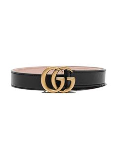 Loved for its lavish Italian styling, Gucci Kids is the go-to label for the next fashion-forward generation. This black leather GG belt from Gucci Kids is the label's most iconic accessory, featuring a large gold-tone logo plaque. POSITIVELY CONSCIOUS: This product contains leather made through an alternative metal or chrome free tanning process, reducing the environmental footprint compared to traditional methods. Modern Black Belt Buckle With Gold-tone Logo, Modern Black Belt With Gold-tone Logo Plaque, Luxury Gold Belt Buckles With Metal Logo, Designer Black Belt With Gold-tone Logo Plaque, Luxury Leather Belt Buckles With Logo, Designer Black Belts With Gold-tone Logo Plaque, Luxury Black Belt Buckle With Gold-tone Logo Plaque, Designer Gold Belt Buckles With Logo Plaque, Designer Leather Belt With Logo