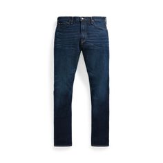 Polo’s straight-leg jean features a regular rise with an easy relaxed fit through the seat and the thigh. This Big & Tall pair is crafted with stretch and treated with a custom-developed wash for a perfectly broken-in look. Classic Straight Leg Ralph Lauren Pants, Ralph Lauren Classic Straight Leg Pants, Dark Wash Straight Fit Pants With Straight Hem, Ralph Lauren Fitted Straight Leg Bottoms, Ralph Lauren Relaxed Fit Straight Leg Bottoms, Ralph Lauren Casual Mid-rise Bottoms, Easy Silhouette, Straight Fit Jeans, Extra Room