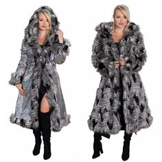 - What if I fall? - Oh, my darling, what if you fly? Lady Bird Fur Coat has a big wizard-like hood and a small collar in the front when all hooks are closed. This coat is fitted and has a Royal flared cut. FEATURES: ♦ reversible! ♦ a hood ♦ 2 big pockets on the fur side ♦ 2 zipped pockets on the lining side (can fit phone of any size) ♦ 7 hooks for closure This coat will be handmade for you in San Francisco. It usually takes about 3 weeks to make this coat. However, sometimes we can expedite the Winter Costume Long Coat, Fall Party Long Fur Coat, Long Fall Party Outerwear, Long Winter Party Outerwear, Hooded Fall Party Outerwear, Burning Man Costumes, Fly Lady, White Falcon, What If I Fall