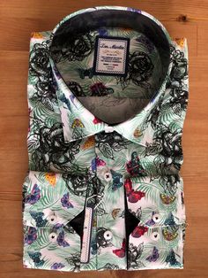 100% Cotton,offers you truly comfortable feelings  Made in Turkey with Best Craftmanship High-end print process,the trendy vibrant color,do not shrink,do not fade. Mens Luxury Design Button Down Dress Shirt, Long Sleeve, Casual Life, Floral Printing  it's a good choice for all year around. floral printed long sleeve slim fit men's funky casual shirts. It's not only a ordinary casual shirts,can also be used to match suits, also become new stylish dress shirt. Suitable for Party, Concert, Dating, Prom etc. Machine Wash /Do not bleach M-    39-40 L-      41-42 XL-   43-44 XXL- 45-46 Spring Patterned Shirt With Graphic Print, Multicolor Casual Collar Shirt For Spring, Summer Cotton Shirt With Fashion Print, Casual Multicolor Print Shirt For Spring, Trendy Green Printed Shirt, Casual Shirt With Unique Spring Print, Casual White Shirt With Unique Print, Fitted Multicolor Graphic Print Shirt, Multicolor Printed Shirt For Spring