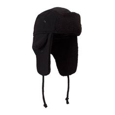 Winter trooper hat cap. Comes with 2 trooper hats. Size: One Size.  Color: Black.  Gender: unisex.  Age Group: adult. Trooper Hat, Buy 1 Get 1 Free, Buy 1 Get 1, Winter Hat, Hat Cap, Buy 1, Cloth Bags, 2 Pack, Age Group