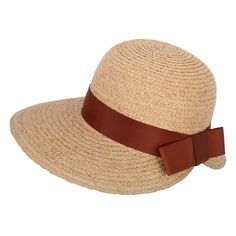 Women's Raffia Braid Bow Ribbon Band Accented Large Brim Sun Hat100% Raffia.One size, up to 57cm.Bow Ribbon Band Trim and 4 1/2 inches deep crown.Downward, split and 4 inches wide brim.Adult/Woman. Great for summer vacations, picnics, dressy and casual outings.Spring and Summer.13 1/2(W) X 12(L) X 6(H) inches.Thick, light and cool material.Do not wash.Imported. Big Hat, Summer Vacations, Bow Ribbon, Sticker Patches, Patch Design, Wide Brimmed Hats, Brim Hat, Natural Brown, Custom Hats