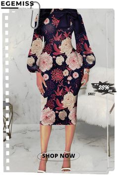 Purple Casual Print Patchwork with Bow Half A Turtleneck Dresses Elegant Long Sleeve Floral Bodycon Dress, Long Sleeve Floral Print Bodycon Dress, Long Sleeve Black Bodycon Dress With Floral Print, Elegant Multicolor Long Sleeve Bodycon Dress, Floral Print Sheath Midi Dress For Work, Turtle Neck Dress, Women's Fashion Dresses, Fashion Dresses, Turtle Neck