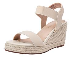 PRICES MAY VARY. Classic sandals:Casual summer wedge platform sandals Fashionable and comfortable:Espadrille sandals are very comfortable to wear and walk Soft insole:Wedge summer sandals have soft insoles and rubber soles Heel height:Women's wedge sandals have a heel height of approximately 3.5 inche Versatile:Women's ankle strap sandals can be paired with skirts;jeans;shirts;dresses;and more womens wedge sandals wedge sandals for women wedge sandals nude wedges nude wedges for women womens wed Beach Wedge Sandals With Open Heel, Beach Season Wedge Sandals With Open Heel, Beach Wedge Sandals With Open Heel For Beach Season, Beach Season Open Heel Wedge Sandals, Wedge Sandals With Cushioned Footbed For Beach Season, Synthetic Open Toe Wedge Sandals For Summer, Summer Open Toe Synthetic Wedge Sandals, High Heel Summer Wedge Sandals, Adjustable Ankle Strap Wedge Sandals For Summer