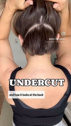 Undercut Bob Haircut, Undercut Bob, Bob Hairstyles For Thick, Bob Haircut For Fine Hair, Short Hair Trends, Short Choppy Hair, Short Hair Tutorial, Undercut Hairstyles, Haircuts For Fine Hair