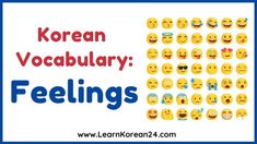 the korean language is used to describe feelings