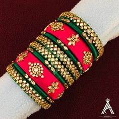 Our Hand-Finished thread work jewellery is quite soft in nature and feel exotic to wear which match for your all special occasions and for casual usage.The jewellery is made by a well trained Workers to give a perfect finishing and to fulfill our customers expectation. Shipping:     Product will be shipped through Postal Service & Delivery may take 10-15 Days.     Contact Seller For Faster Delivery (Extra Shipping Charge may Applicable). Care & Disclaimer:     Keep away from perfumes & water to Silk Thread Bangle With Dori Work For Festivals, Multicolor Silk Thread Bangle For Festivals, Multicolor Silk Thread Bangle As Gift, Multicolor Silk Thread Bracelets For Gifts, Multicolor Silk Thread Bracelets As Gift, Festive Multicolor Silk Thread Bracelets, Traditional Multicolor Silk Thread Bracelets, Diwali Silk Thread Bangle Bracelets, Diwali Silk Thread Bangle Jewelry