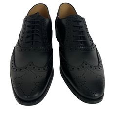 Gucci Men's Brogue Sylvie Web Oxford Classic Formal Shoes Black Size 7 Dm36 Brand Gucci Style Oxfords Color Black Closure Lace Up Features Formal Brogue Shoes, Signature Perforate Details, Iconic Moniker Embellished Across The Heel, Stripes Grosgrain Sylvie Trim At Sides, Almond Toeline New With Tags Material Leather Material Sole Rubber Made In Italy Model 523282 Dksg0 1071 Luxury Wingtip Lace-up Business Shoes, Luxury Wingtip Lace-up Shoes For Business, Black Brogue Oxfords For Galas, Designer Wingtip Oxfords For Semi-formal Occasions, Designer Semi-formal Wingtip Oxfords, Designer Wingtip Dress Shoes With Brogue Detailing, Designer Oxfords With Brogue Detailing And Almond Toe, Designer Wingtip Oxfords With Goodyear Welted, Designer Wingtip Dress Shoes For Business