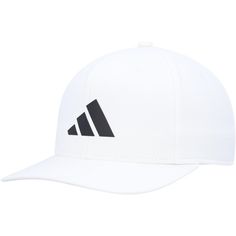 Stylish and comfortable are just a few ways to describe this classic adidas 3-Bar snapback. Featuring the iconic brand logo on the front and back, this cap is just what you need to elevate your sporty style. Plus, it has an adjustable closure for the perfect fit and AEROREADY technology that keeps you cool and dry while giving you a fresh look. White Breathable Flat Brim Baseball Cap, Adidas Logo Six-panel Streetwear Hat, Adidas Logo Six-panel Hat For Streetwear, Adidas Logo Baseball Cap For Sports Events, Streetwear Adidas Logo Six-panel Hat, Adidas Logo Snapback Hat For Sports Events, Adidas Logo Hat With Curved Visor For Streetwear, Sports Baseball Cap With Flat Brim, Functional Sports Baseball Cap With Flat Brim