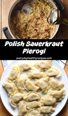 polish sauerkraut pierogi is an easy and delicious side dish