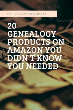 the words, 20 genealoy products on amazon you didn't know you needed