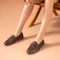 Rita Loafers – Ultra Seller Shoes Fall Calf Leather Slip-on Shoes, Fall Calf Leather Shoes With Leather Footbed, Spring Leather Flat Loafers, Calf Leather Slip-on Shoes For Fall, Fall Leather Slip-on Shoes, Spring Leather Shoes With Flat Heel, Fall Slip-on Leather Shoes, Faux Leather Flat Heel Shoes For Fall, Brown Leather Shoes With Leather Sole For Spring