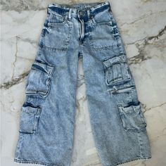 These Are Never Worn, Without Tag, Washed Size 10 Girls Jeans. I Brought Them Home After Buying My Daughter School Clothes And Realized They Were Too Short For Her. Inseam Length Is 22.5 Inches. Button Closure. School Clothes, Baggy Jeans, Too Short, Girls Jeans, School Outfits, Kids Bottoms, Colored Jeans, My Daughter, Mid Rise