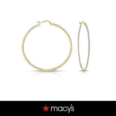 in stock Modern Hoop Jewelry With Pave Setting, Everyday Luxury Designer Hoop Jewelry With Pave Setting, Everyday Luxury Hoop Jewelry With Diamond Accents, Aaa Quality Cubic Zirconia Hoop Earrings, Aaa Quality Diamond Hoop Jewelry, Large Hoop Earrings, Gold Earrings, Cubic Zirconia, Pick Up