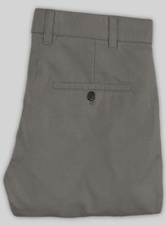 Our versatile stretchinos are sure to have a place in your off-duty clothing repertoire for years to come. 
 
 A Stylish must have, the gray stretchino is sure to become an essential addition to your chino collection. 
 
Pre-washed, Pre-shrunk. 
 
 Custom Made to your Style and Size. Gray Tapered Leg Cotton Work Pants, Classic Stretch Gray Bottoms, Fitted Straight Leg Gray Chinos, Gray Flat Front Business Casual Bottoms, Gray Cotton Dress Pants For Work, Gray Flat Front Bottoms For Business Casual, Chinos With Pockets And 5-inch Inseam, Gray Flat Front Bottoms With Welt Pockets, Solid Color Flat Front Chinos For Business Casual