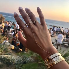 14k Gold Single Bezel Diamond Hand Chain - Zoe Lev Jewelry Personalized Cuff Bracelets, Gold Heart Bracelet, Hand Chain Bracelet, Diamond Ear Cuff, Ball Bracelet, Hand Chain, Girly Jewelry, Hoop Earrings Small, Bezel Diamond