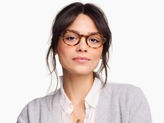 Doherty Eyeglasses in Toffee Tortoise Round Glasses Women, Rounded Glasses Women, Warby Parker, Glasses Women, Round Glasses, Fashion Eyeglasses, Oval Faces, Nose Bridge, Womens Glasses