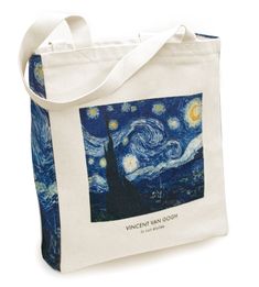 This canvas tote bag in an artistic retro look is not a simple cotton bag like those usually produced in mass quantities, but is sewn from high-quality canvas material. The motif was painted by the world-famous representative of impressionism, Vincent Van Gogh. We also refine the side parts to match the front using an environmentally friendly direct printing process. Dimensions (approx.): Width: 32 cm, height: 35 cm, depth: 7 cm. Two reinforced handles of approx. 60 cm in length. Use the additio Artistic Cotton Canvas Rectangular Bag, Artistic Rectangular Cotton Canvas Bag, Artistic Cotton Rectangular Canvas Bag, Artistic Cotton Canvas Gift Bag, Artistic Canvas Tote Bag, Artistic Canvas Tote Gift Bag, Artistic Large Capacity Canvas Bag Gift, Artistic Cotton Canvas Bag As Gift, Artistic Large Capacity Rectangular Canvas Bag