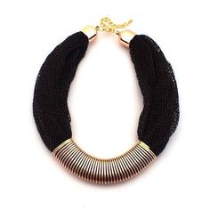 Beautiful gold or black statement collar choker necklace. Pendant Size: 25mm Style: Trendy Metals Type: Zinc Alloy Necklace Type: Chokers Necklaces Shape pattern: Geometric Material: Metal Chain Type: Rope Chain Color: Gold , Black Weight: 80 Grams Material : Alloy + Net Rope Size : 480+70mm, Height: 25mm Weight : 70 Grams Color : Gold , Black Package : 1pc/ 1 opp bag. Black Necklace Statement, Style Africain, Vintage Style Necklace, Beautiful Chokers, Metal Choker, Charm Choker Necklace, Choker Collar Necklace, Statement Choker, Statement Choker Necklace