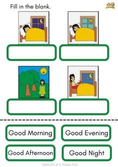 the worksheet for reading and writing with pictures