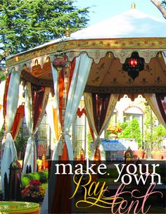 a gazebo with the words make your own tent