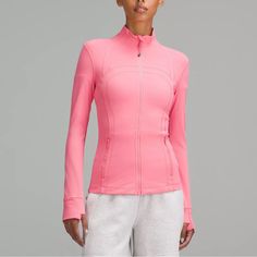 Lululemon Define Jacket Nulu Sakura Pink Nwt Sold Out Bbl Jacket Sakura Pink Lululemon, Pink Lululemon, Lululemon Define, Define Jacket, Lululemon Define Jacket, Casual Preppy Outfits, Lululemon Jacket, Preppy Outfits, Hip Length