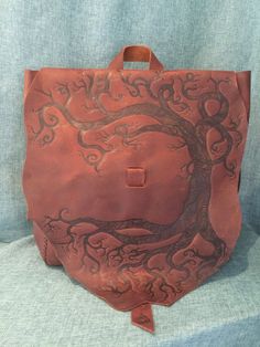 Twisted Tree Leather Backpack / Purse / Convertible Bag Handmade Leather Standard Backpack, Handmade Leather Backpack For Daily Use, Artisan Rectangular Backpack For Everyday Use, Handmade Leather Rectangular Backpack, Handmade Backpack As Gift, Handmade Backpack Gift, Artistic Leather Travel Bag, Artistic Handmade Leather Bag, Artisan Standard Backpack For Daily Use