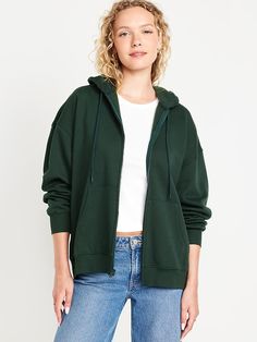 Saw this on Old Navy: Dark Green Zip Up Hoodie Outfit, Cozy Oversized Sweatshirt With Drawstring, Comfortable Streetwear Hoodie With Drawstring, Comfortable Drawstring Sweatshirt For Fall, Hooded Everyday Hoodie For Fall, Oversized Drawstring Hoodie For Fall, Spring Comfy Hoodie With Pockets, Oversized Cozy Hoodie With Drawstring, Casual Everyday Hooded Jacket With Double-lined Hood