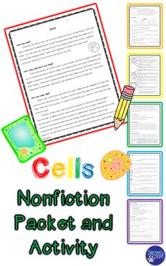 the cell worksheet and activities to help students understand their cell phone functions in order to