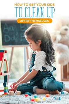 Tired of picking up your kids' toys and items at the end of the day? Here's how to get kids to clean up after themselves in a positive and productive way. Kid Responsibility, Chore List, Kids Cleaning, Mindful Parenting, Cleaning Toys, Organization Kids, Kids Watches, Positive Parenting