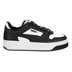 Shop Puma Carina Street Panda Womens Athletic Sneaker - 38939016 in black. Great discounts on a wide selection of this and other top brand athletic shoes at shoesensation.com Size: 10.  Color: White.  Gender: female.  Age Group: adult. High-top Puma Running Sneakers, High-top Puma Sneakers For Running, Sporty Leather Skate Shoes With Puma Logo, Puma Sneakers For Light Sports With Round Toe, Puma Logo Synthetic Sneakers For Jogging, Puma Basketball Shoes With Round Toe, Puma Low-top Sneakers For Sports, Puma Logo Lace-up Sneakers For Sports, Casual Puma Basketball Shoes In Synthetic