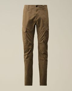 Cargo pants crafted in stretch sateen, a smooth and soft-textured stretch cotton. Garment dyed anti-drop treated. Man Trousers, Kiko Kostadinov, Blazer Shirt, C P Company, The C, Waist Bag, Stretch Cotton, Cargo Pants, Casual Pants