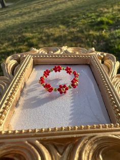 *Cute rose inspired ring ✨Made with 11/0 Czech beads and clear monofilament cord Flower Bead Ring, Beaded Flower Ring, Beaded Rose, Cute Rose, Beads Bracelet Design, Rose Ring, Bracelet Design, Ring Dainty, Czech Beads