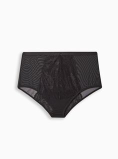 FIT High-rise. Full coverage. MATERIALS + CARE Lace and mesh fabric. 87% nylon, 13% spandex. Machine wash cold. Dry flat. Imported. DETAILS Lace and mesh detail. The best plus size women's lace high-rise brief panty boyshort panties in black made of lace. Elegant Stretch Mesh Bottoms, Tight Seamless Nylon Bottoms, Seamless Tight Nylon Bottoms, Fitted Mesh Bottoms With High-cut Leg, Stretch Mesh Seamless Bottoms, Seamless Stretch Mesh Bottoms, Fitted Mesh Brief Bottoms, Fitted Seamless Mesh Bottoms, High Waist Mesh Stretch Bottoms