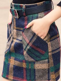 Como Fazer Short, Vacation Skirts, Skirt Winter, England Fashion, Winter Skirt, Fashion Elegant, Plaid Mini Skirt, Plaid Skirt