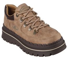 Jammers - Say Goodbye | SKECHERS Sketchers Shoes For Women, Skechers Jammers, Sketchers Boots, 25 Aesthetic, Sketchers Shoes, Insole Design, Fresh Shoes, Wide Shoes, Brown Sneakers