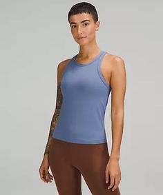 athletic apparel + technical clothing | lululemon Lululemon Crop Top, Run Training, Lululemon Shirt, Lululemon Align Tank, High Neck Bra, Technical Clothing, Yoga Gear, Athleisure Casual, Women's Activewear