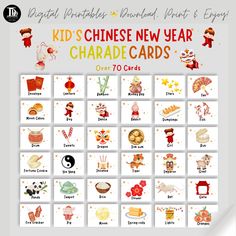 the chinese new year character cards