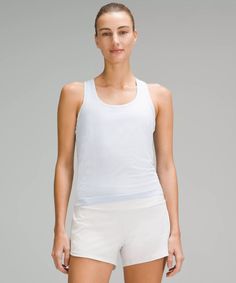 The Swiftly Tech collection, powered by seamless construction, is the ultimate gear for running and training. Functional Training Tank Top By Lululemon, Functional Lululemon Tank Top For Training, White Sleeveless Lululemon Activewear, Lululemon White Sleeveless Activewear, Lululemon Functional Activewear With Mesh Back, Lululemon Sleeveless Breathable Activewear, Lululemon Breathable Sleeveless Activewear, Sporty Lululemon Tank Top For Yoga, Lululemon Tank Top For Training