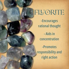 Fluorite is an excellent stone to use in conjunction with meditation. It is said to quiet the mind and calm the spirit. When thoughts of the past or the future threaten to overwhelm you, fluorite gentle shifts the focus to the here-and-now, which is especially beneficial in mindfulness practice. Fluorite's ability to filter out distractions helps to increase mental clarity. Decisions made with the help of fluorite are more balanced, and less stressful for all involved. Fluorite is reputed to hel Take Responsibility For Your Actions, Pagan Cross Stitch, Improving Memory, Celtic Cross Stitch, Quiet The Mind, Dragon Cross Stitch, Leather Bound Journal, Purple Fluorite, Herbal Magic