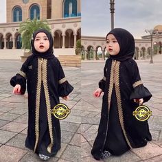 Children's Gamis 1-14 Years, Abaya Zipper Lace Brick, Funny Baby Girl Shirt, Baby Shirt, Baby Gift, Baby New Born Gift, Moslem Clothing FD96 - Etsy Bangladesh Light Pink Lace Dress, French Khimar, Abaya Designs Latest, Ankara Dress Designs, African Babies, Abaya Style