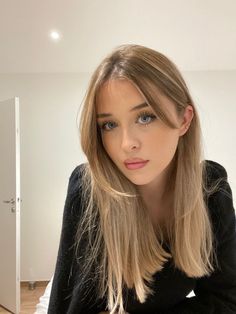 Hairstyles For Curtain Bangs, Bangs With Medium Hair, Blonde Hair Inspiration, Blonde Hair Looks, Long Blonde, Haircuts For Long Hair