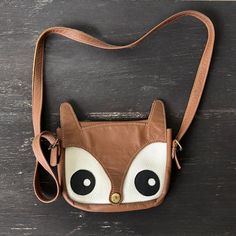 La Lisette Leather Fox Purse Never Used It Because It's Too Cute To Get Dirty! Lol Fox Purse, Too Cute, Crossbody Bags, Bag Lady, Fox, Purse, Leather, Women Shopping, White