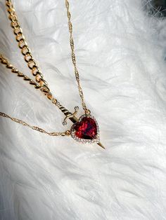 Welcome to Shadan Jewelry 💛 Our new couple necklaces! Heart and Sword Necklace Gold plated over brass Blood Vial Necklace, Heart Neckless, Heart And Key Necklace, His And Hers Necklaces, Necklaces Heart, Necklace Couple, Vial Necklace, Couple Necklace, Necklaces Gold